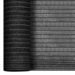 vidaXL Filet brise-vue Anthracite 1 5x10 m PEHD 195 g/m²