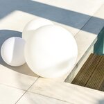 Boule lumineuse filaire bobby blanc polypropylène ∅60cm