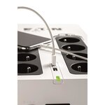 Eaton 3s700d alimentation d'énergie non interruptible veille 0 7 kva 420 w 8 sortie(s) ca