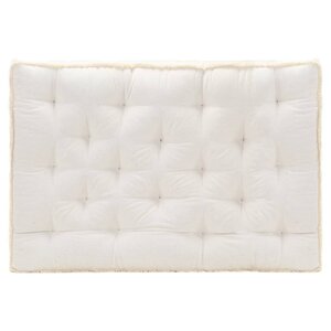 vidaXL Coussin de canapé palette Beige 120x80x10 cm