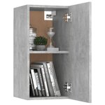 vidaXL Meubles TV 2 Pièces Gris béton 30 5x30x60 cm Aggloméré