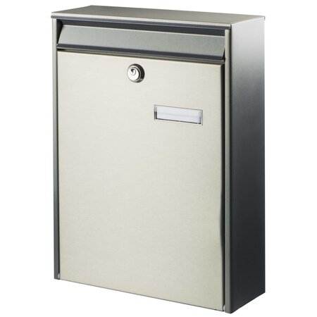 Burg-wächter boîte aux lettres berlin 3777 ni acier inoxydable argenté