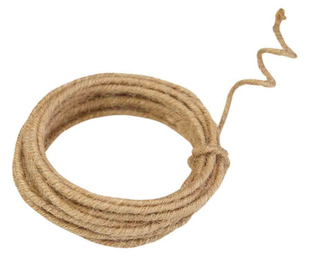 Cordon de jute armée naturel 0 2 cm x 3 m