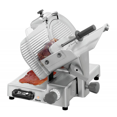 Trancheuse professionnelle charcuterie pro 300-g - 1-30 mm - bartscher -  - aluminium 547x615x545mm