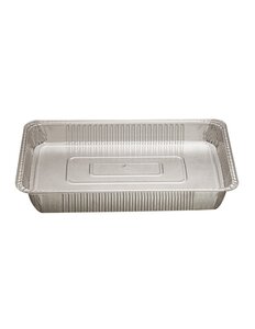 (lot  de 1000 plats) plat rectangulaire aluminium 2 compart. 227 x 177 x 38mm