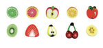 Assortiment 10 Mini Canes Fruits 50X5mm