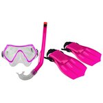 Masque de plongée junior Waimea avec masque/tube respiratoire/palmes