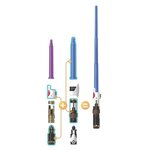 STAR WARS - Lightsaber Forge - Sabre laser de Mace Windu a lame violette extensible - jouet de déguisement - des 4 ans