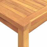 vidaXL Ensemble à dîner de jardin 5 Pièces Bois de teck massif