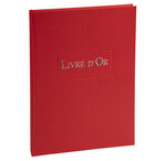 Livre D'or .1m. 297x210 Rouge