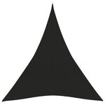 vidaXL Voile d'ombrage 160 g/m² Noir 4x5x5 m PEHD