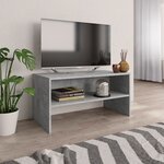 vidaXL Meuble TV Gris cement 80 x 40 x 40 cm Aggloméré