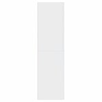vidaXL Meuble TV Blanc 30 5x30x110 cm Aggloméré
