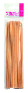 Batonnets de Bricolage en Bambou 20cm 50 pièces