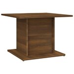 vidaXL Table basse Chêne marron 55 5x55 5x40 cm Aggloméré