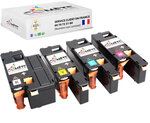 4 toners compatibles avec epson c1700 cx17 c13s050611 c13s050612 c13s050613 c13s050614 b1c1m1y1