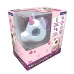Power Unicorn Mini - Licorne robot avec effets lumineux et sonores, contrôle par claquement de main, répétition