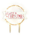 Cake Topper Led Merry Christmas