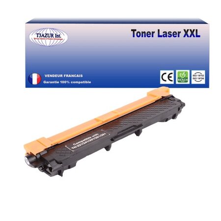 Toner compatible avec Brother TN241 Noire pour Brother HL-3140CW, HL-3142CW, HL-3150CDW, HL-3152CDW, HL-3170CDW, HL-3172CDW - 2 500 pages - T3AZUR
