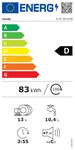 Lave-vaisselle pose libre candy h cf 3c7lfw - 13 couverts - l60cm - 47 db (a) - connecté - blanc