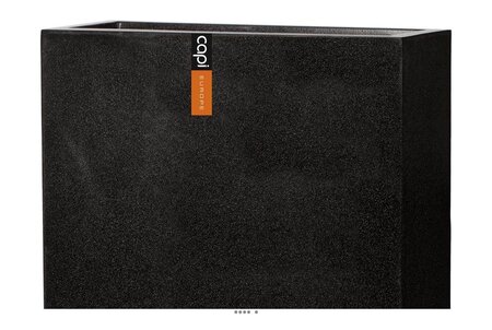 Bac en pures fibres baya ext. Jardinière l 80 x 32 x h44 cm noir - dimhaut: h 44 cm - couleur: noir