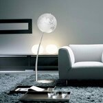 Lampadaire globe terrestre design 110 cm - Stem reflection