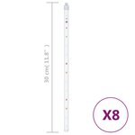 vidaXL Guirlandes lumineuses 8 Pièces 30 cm 192 LED coloré