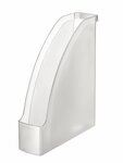 Porte-revues plus pour a4 polystyrène dos 70 mm 78 x 300 x 278 transparent givré leitz