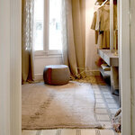 Tapis ethnique laine Jambo - beige - 140 x 200 cm