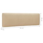vidaXL Salon de jardin palette 4Pièces avec coussins pin imprégné de vert