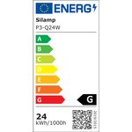 Plafonnier led carré 24w 220v - blanc froid 6000k - 8000k - silamp