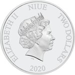 Pièce de monnaie 2 Dollars Niue 2020 1 once argent BE – Superman