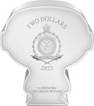 Monnaie en argent 2 dollars g 31.1 (1 oz) millésime 2023 chibi flash