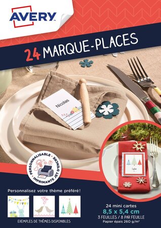 24 marque-places