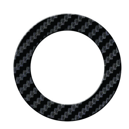 Numéro 0-Numéro adhésif pour boîtes aux lettres - Vinyle épais texturé, hauteur 50 mm - Carbone