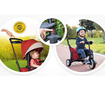 Trike STR5 Evolutif Pliable 7 en 1 Rouge