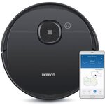 ECOVACS DEEBOT Ozmo 950 Robot aspirateur nettoyeur et laveur connecté - Navigation intelligente et détection d‘obstacles