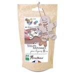 Préparation + embosseur bois pour biscuits bonhommes pain d'épices