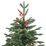 vidaXL Sapin de Noël artificiel avec pommes de pin et baies 180 cm