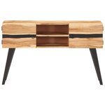 vidaXL Buffet 120x30x75 cm Bois d'acacia solide