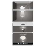 Philips spot encastré myliving sceptrum 3 x 3 w 591001116