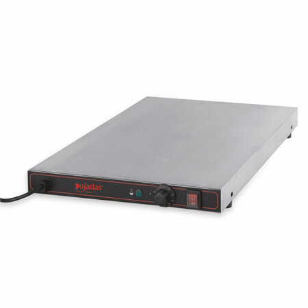 Plaque chauffante professionnelle inox 530 x 325 mm - pujadas -  - inox 530x325x65mm