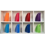 Porte-revues Mag-cube Iderama - Rouge Carmin - X 6 - Exacompta