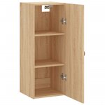 vidaXL Armoire murale chêne sonoma 34 5x34x90 cm