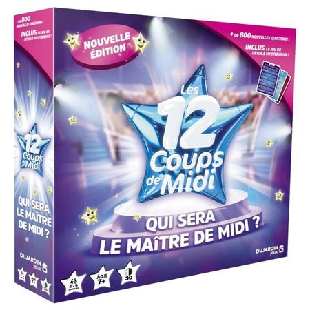 12 coups de midi - jeu de société - dujardin