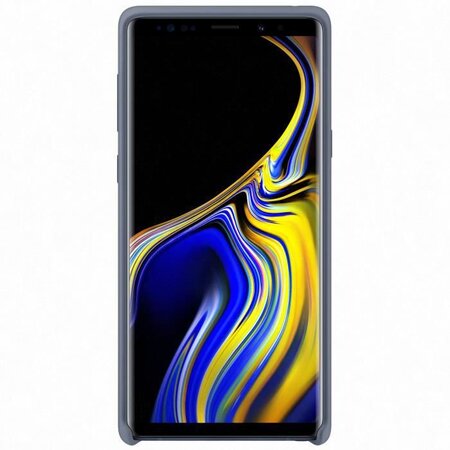 Samsung coque silicone note9 - bleu
