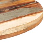 vidaXL Table de bistro Carrée Ø80x75 cm Bois de récupération massif