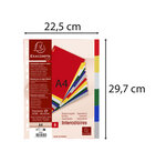 Intercalaires Polypropylène Souple 6 Positions - A4 - Couleurs Assorties - X 100 - Exacompta