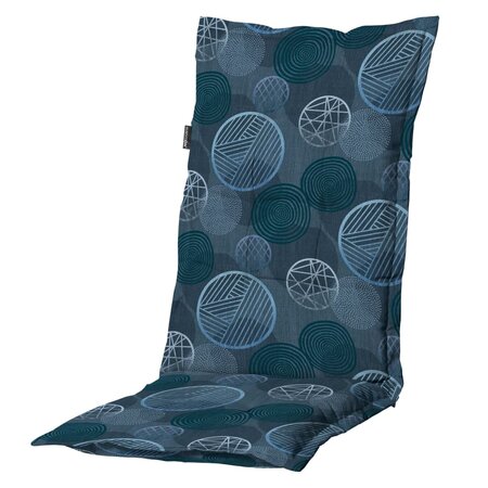 Madison Coussin de chaise à dossier haut Circle 123x50 cm Bleu
