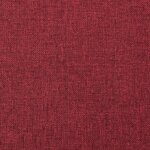 vidaXL Repose-pied Rouge bordeaux 78x56x32 cm Tissu